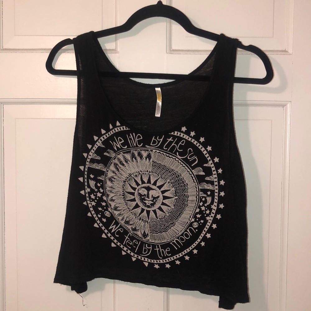 Black crop top